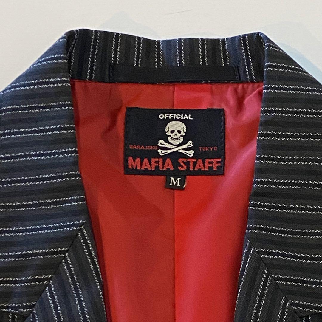 ヤジ MAFIA STAFF テーラードジャケット 日本製 チャコール M