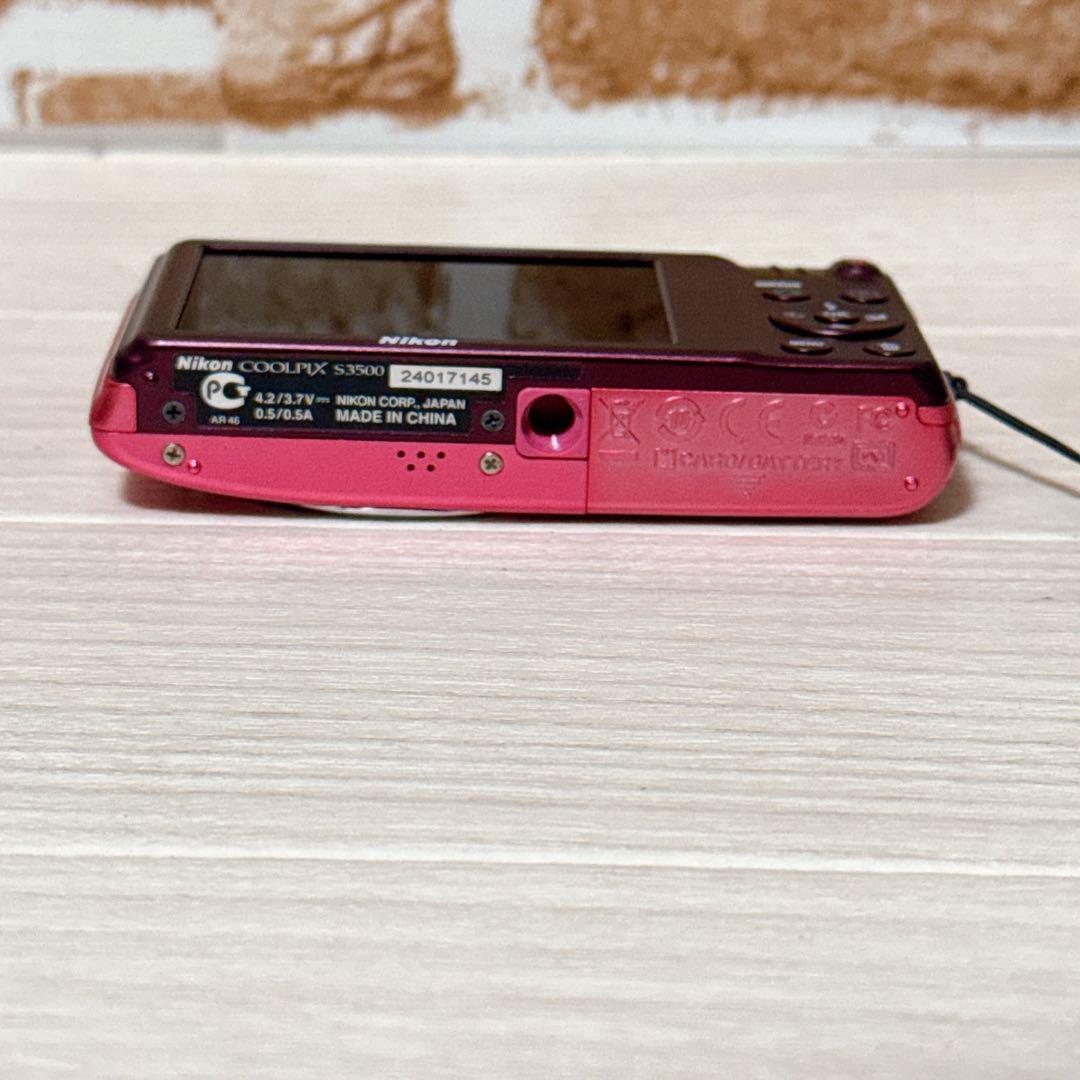 Nikon デジタルカメラ COOLPIX S3500 2005万画素 ピンク