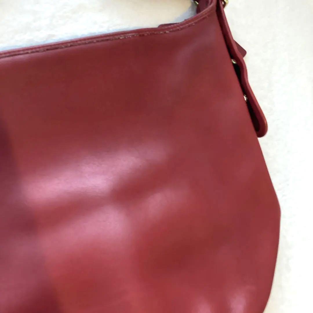 COACH オールドコーチ 9085 赤 レッド バケツ型 - メルカリ