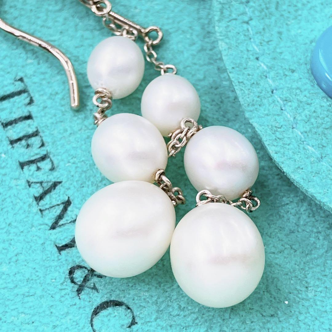美品✨付属品付 ティファニー パール バイザヤード ピアス