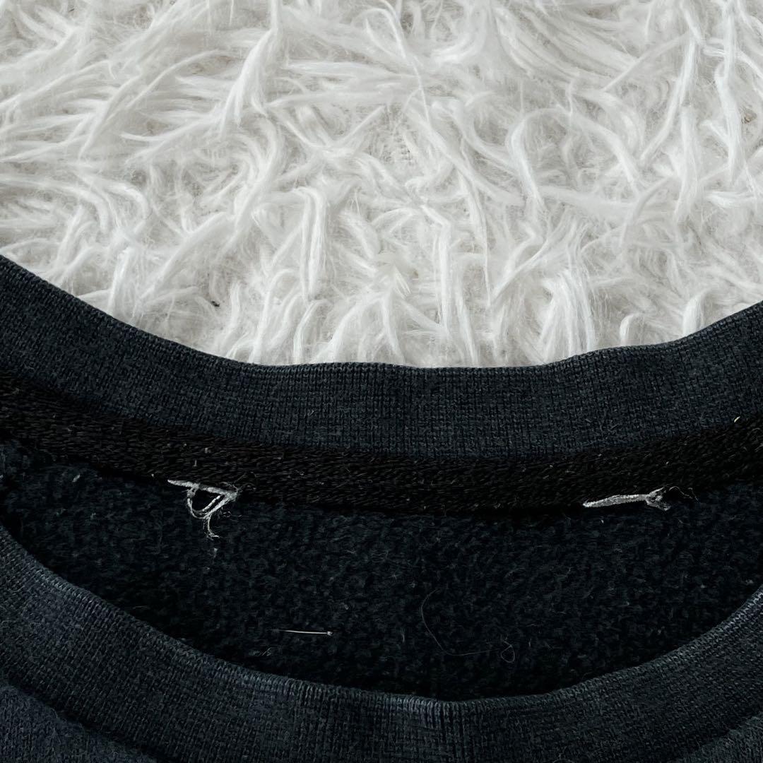 ナイキ NIKE スウェット ロゴ刺繍 ビッグサイズ ブラック フェード 47
