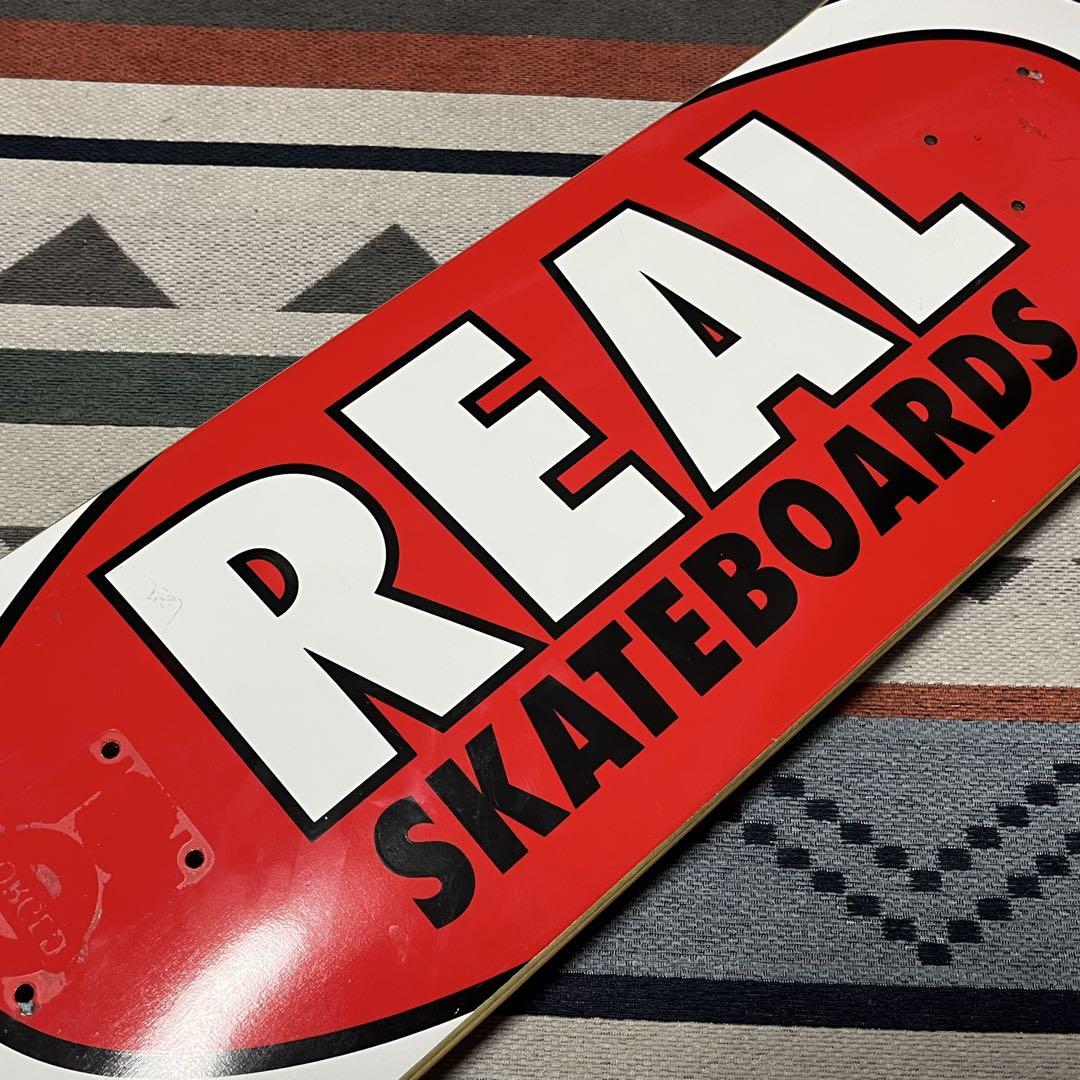 リアル スケボー デッキ REAL 8.18 グリズリー OVAL チームモデル