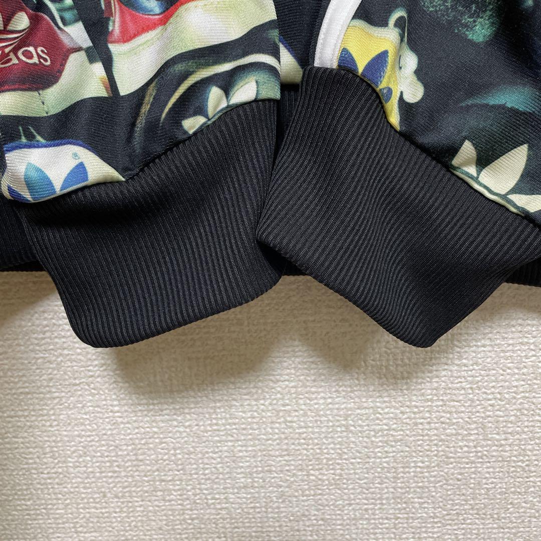 【人気、希少】アディダス トラックジャケット ジャージ スニーカー柄 ヒールタグ