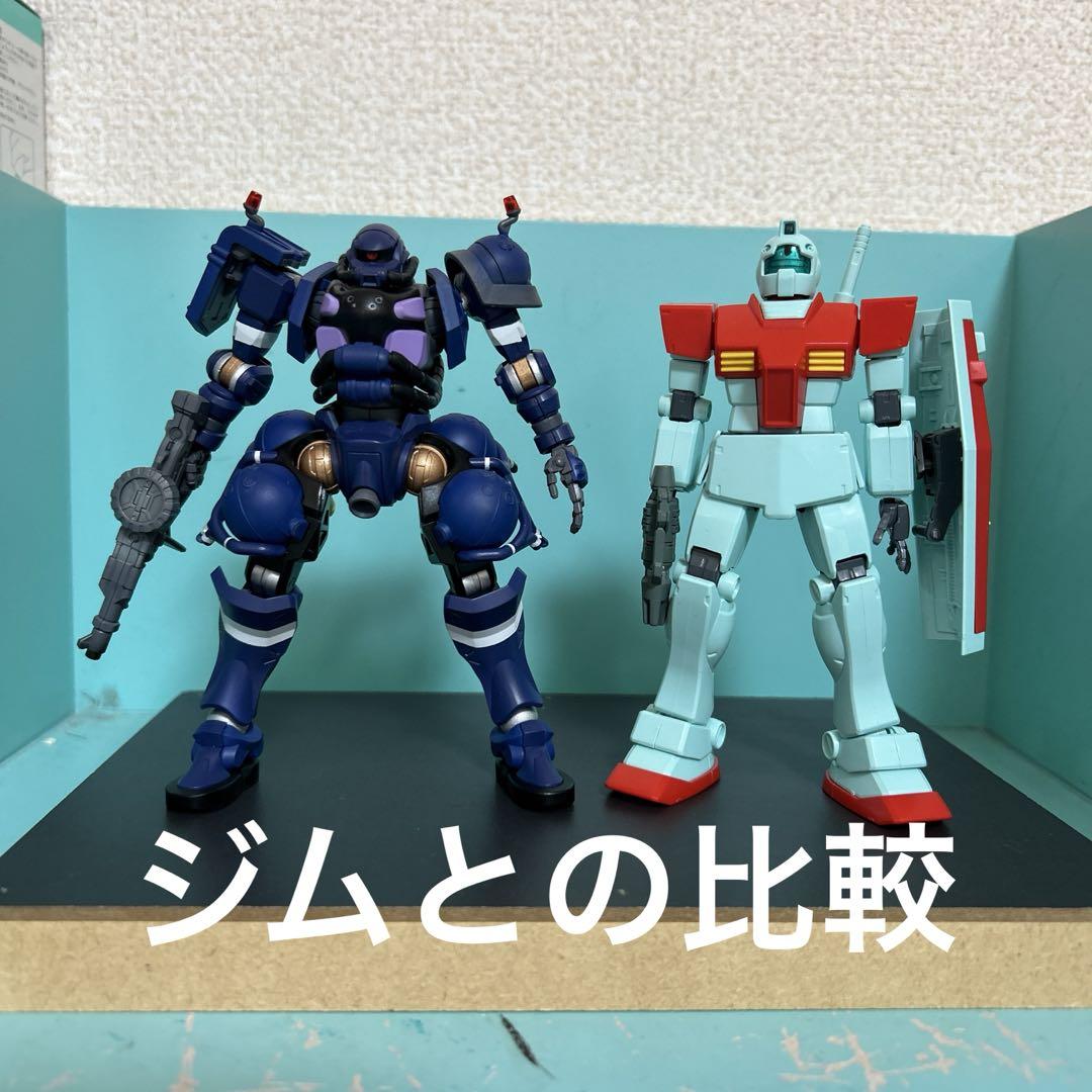 全塗装完成品 HGジークアクス 軍警ザク - メルカリ