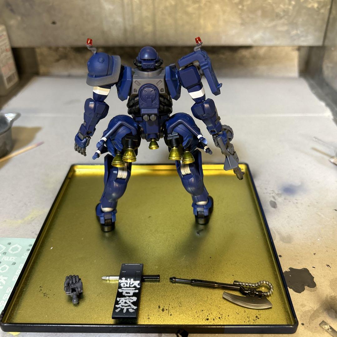 全塗装完成品 HGジークアクス 軍警ザク - メルカリ