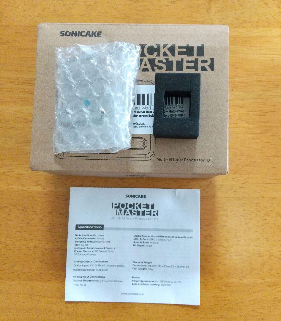 SONICAKE Pocket Master (小型マルチエフェクター)