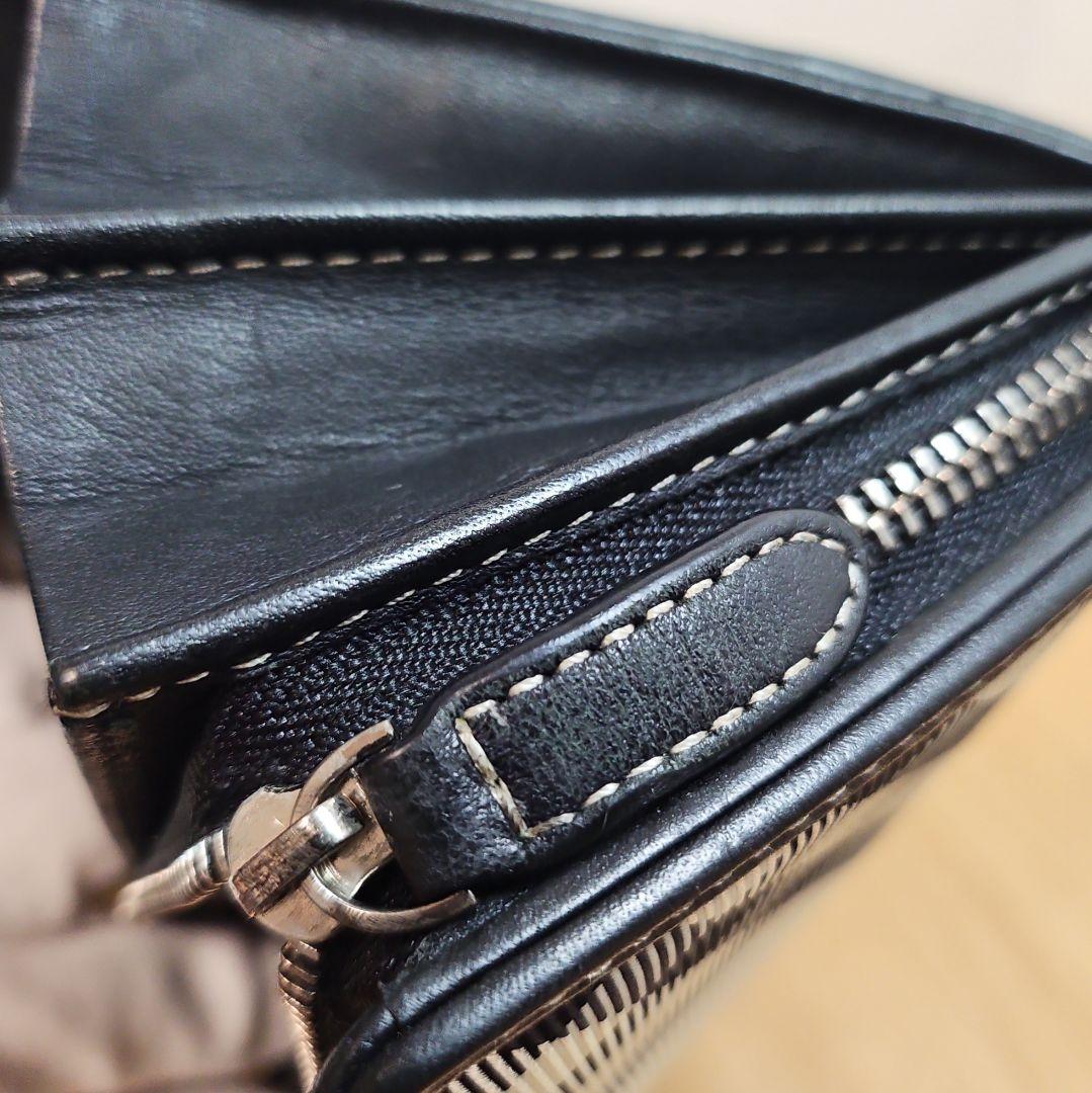 BURBERRY バーバリー ブルーレーベル 長財布 ノバチェック レザー