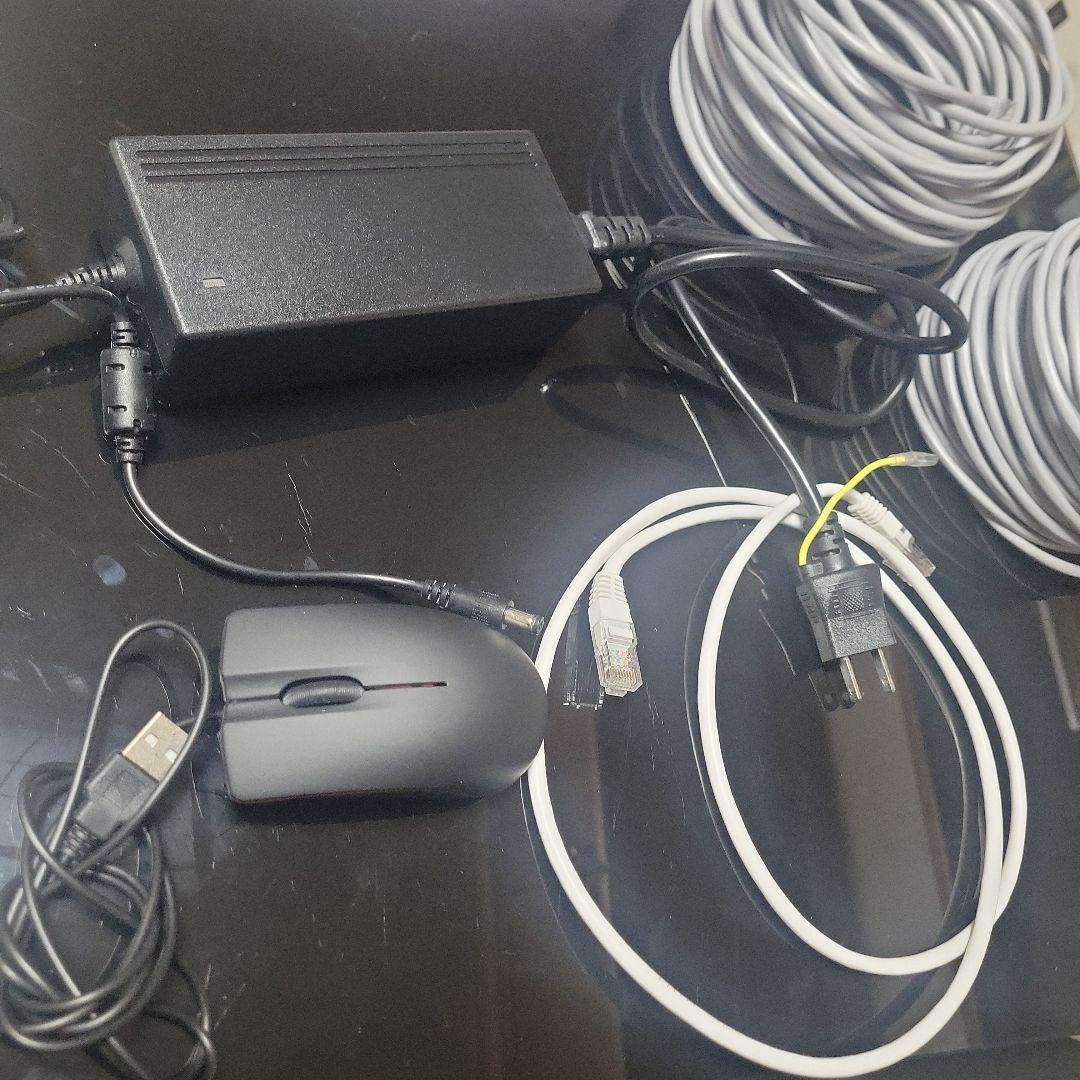 【使用時間1分程の極美品】防犯カメラ 液晶ディスプレイモニタ付きカメラ2台セット
