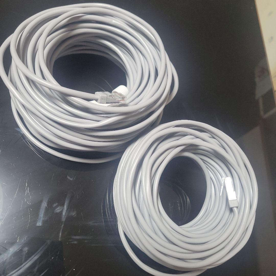 【使用時間1分程の極美品】防犯カメラ 液晶ディスプレイモニタ付きカメラ2台セット