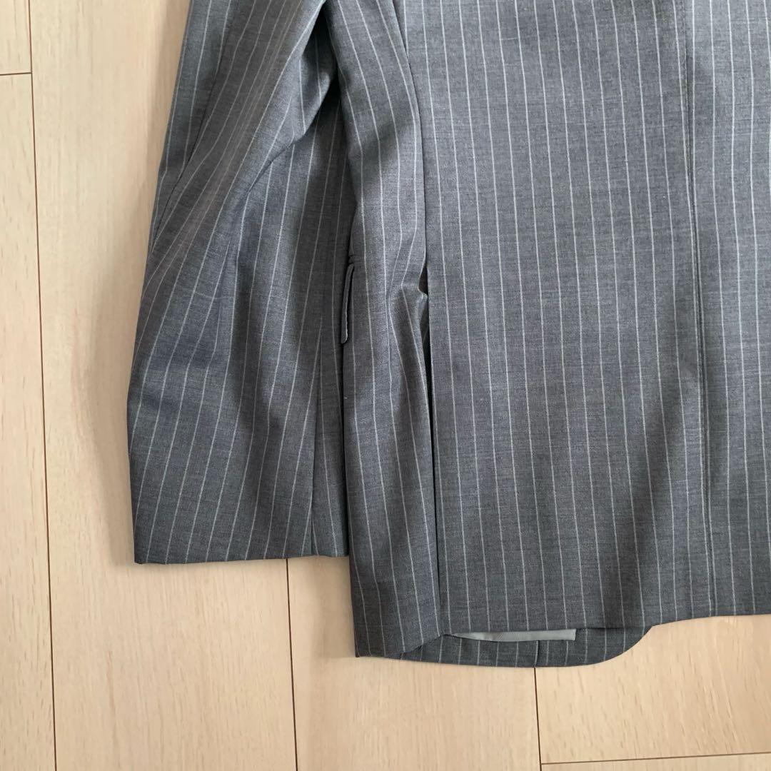 極美品 BEAMS F セットアップ スーツ ストライプ 背抜き 93 日本