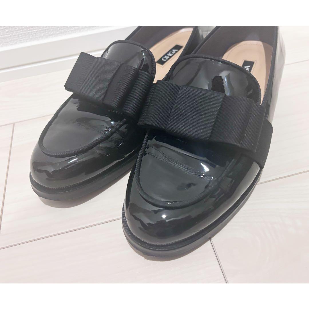 ohga リボン ローファー 24cm - メルカリ