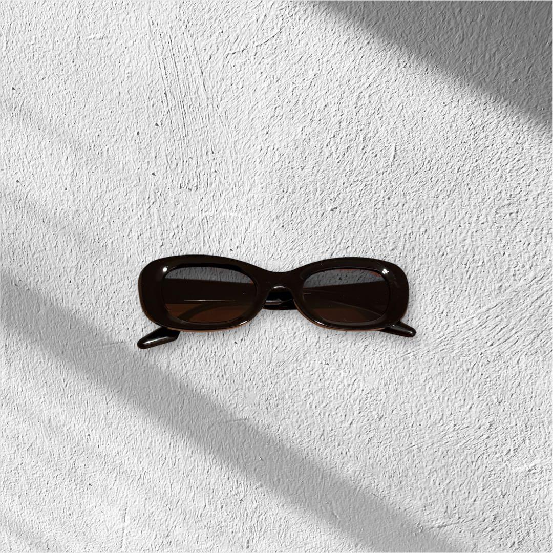 ジェントルモンスター似 y2k black sunglassesカラーサングラス