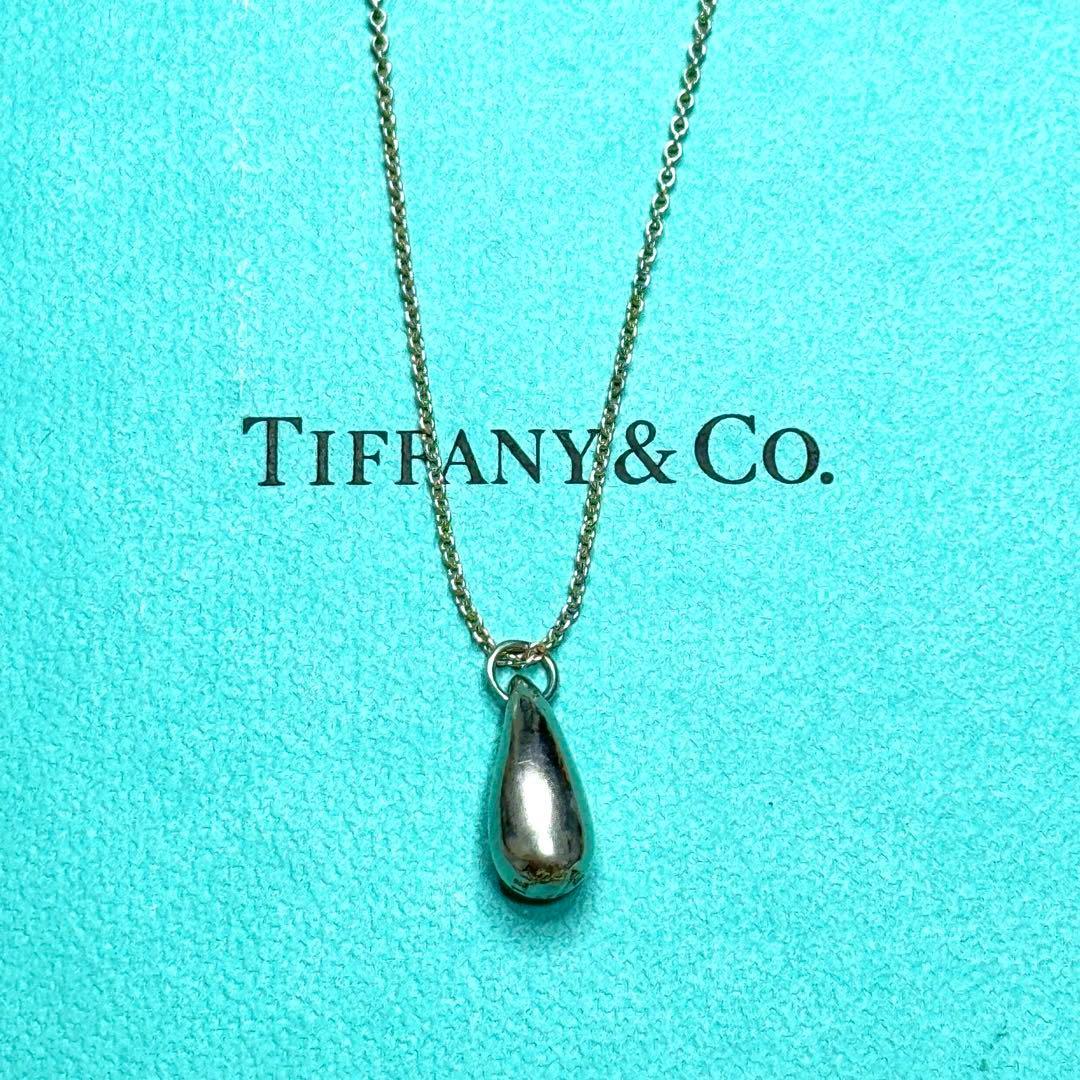 美品 ティファニー ネックレス シルバー 925 ティアドロップ