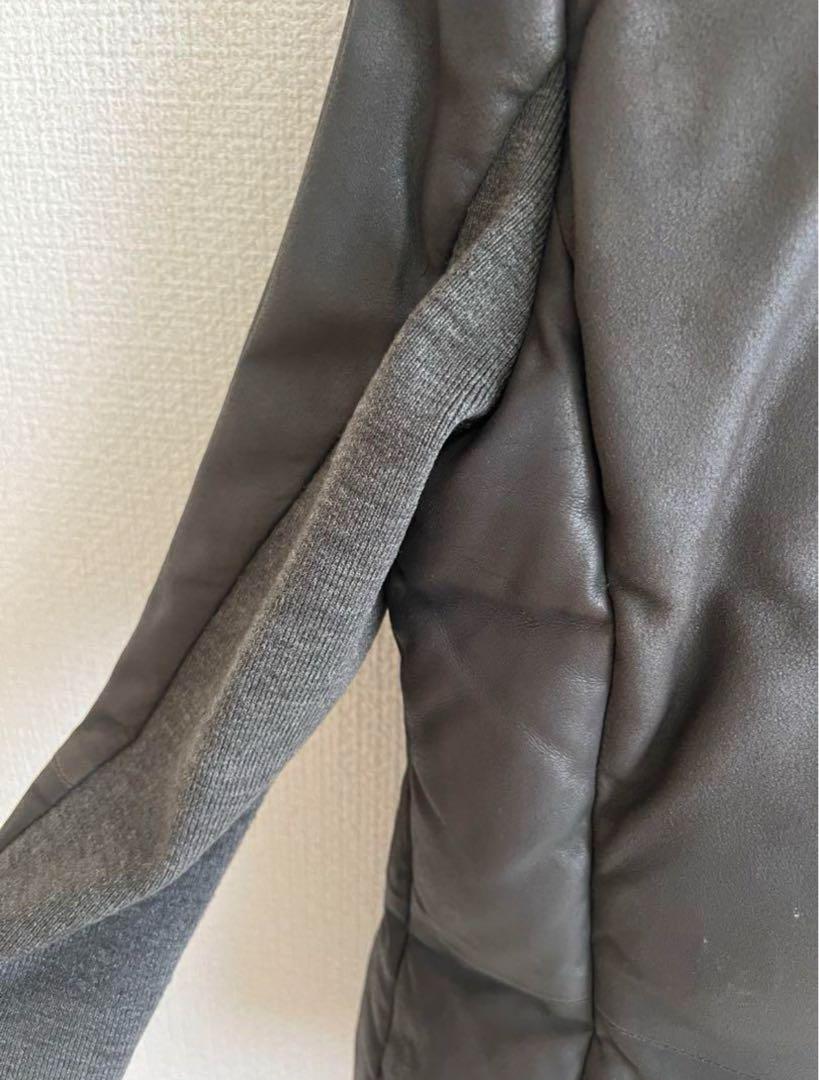 レザーダウンジャケット