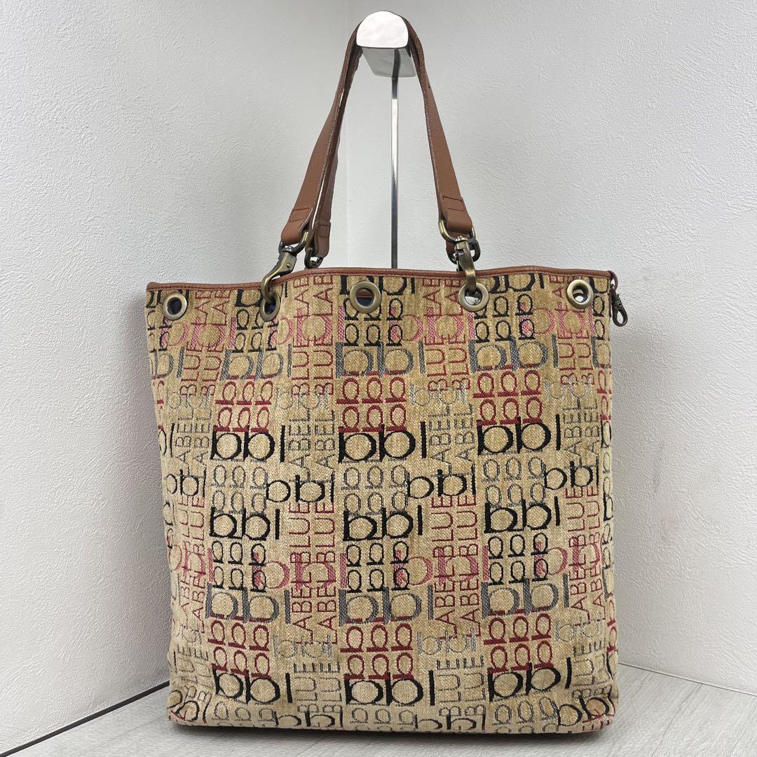 BURBERRY✨バーバリーブルーレーベル　トートバッグ　大容量　A4可 肩掛け 希少・極美品✨ バーバリーブルーレーベル トートバッグ 総柄 A4