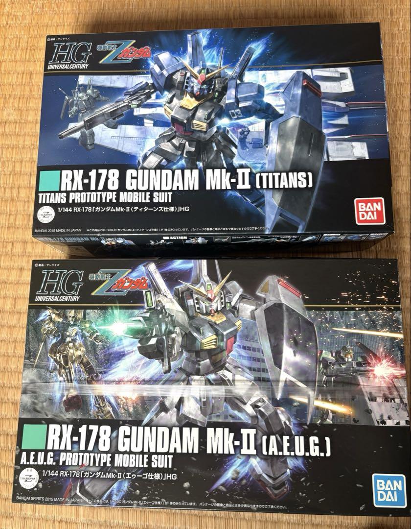 HG AMX-104 R-ジャジャ／RX178 ガンダム マーク2 まとめて