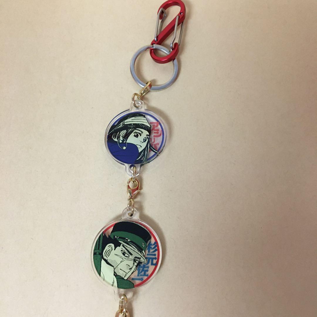 中古品 ゴールデンカムイ 連結アクリルチャーム 4連 アシリパ