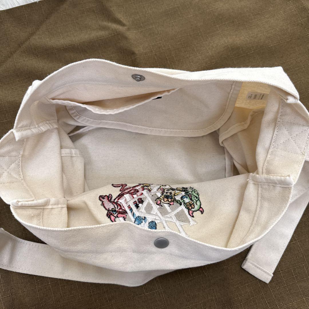 おまけつき キングヌー GNU FRIENDS BAG トートバッグ 缶バッジ