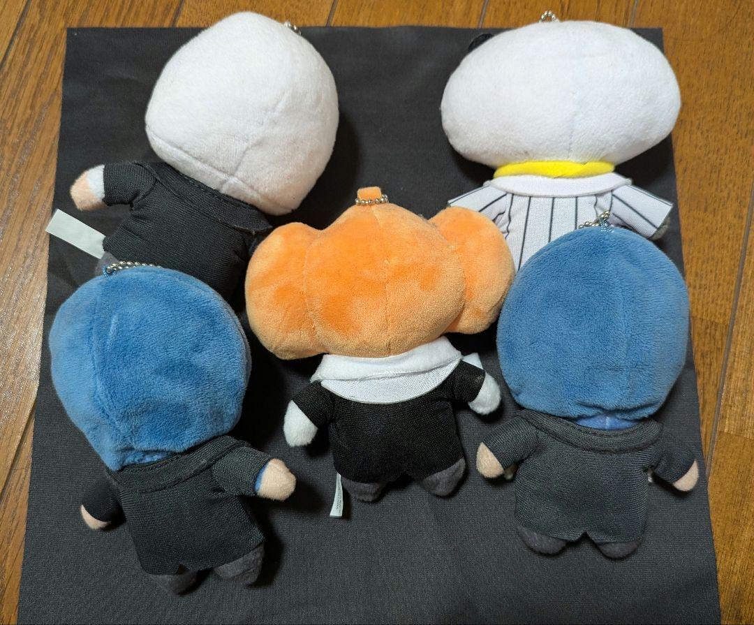ナポリの男たち ぬいぐるみキーホルダー5点セット