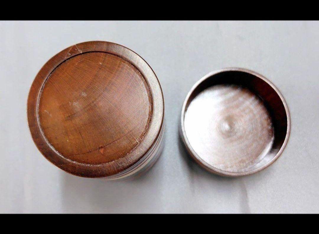 煙草入れ　独楽塗り　茶道具　昭和レトロ　煎茶　新品　未使用品　【稀少品】