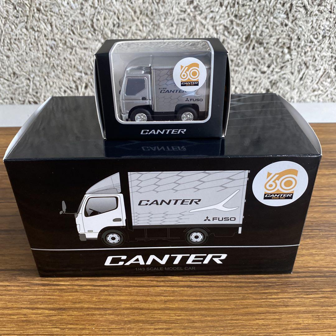 三菱ふそう キャンター 1/43 ミニカー+キャンタープルバックミニカー　非売品