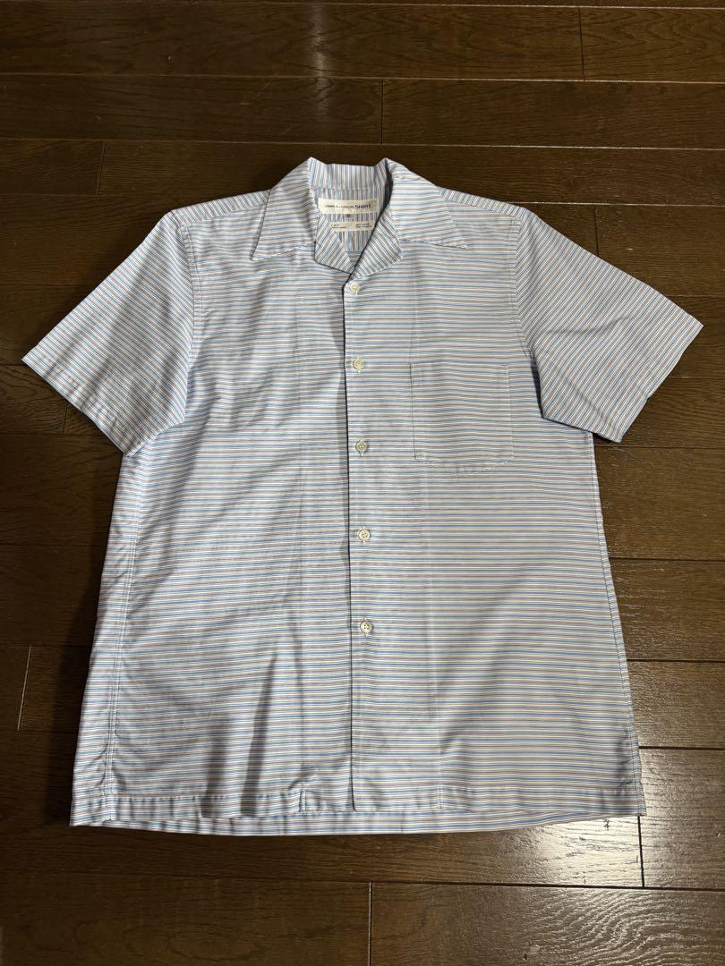 Comme des Garconsオープンカラー半袖シャツ