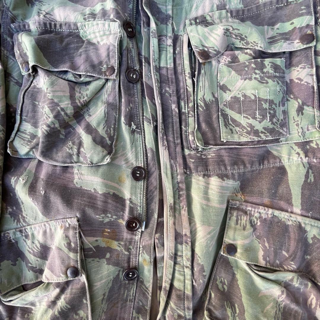 60s ポルトガル軍 パラトルーパージャケット リザードカモ パラシュート 60s ポルトガル軍 パラトルーパージャケット リザードカモ パラシュート