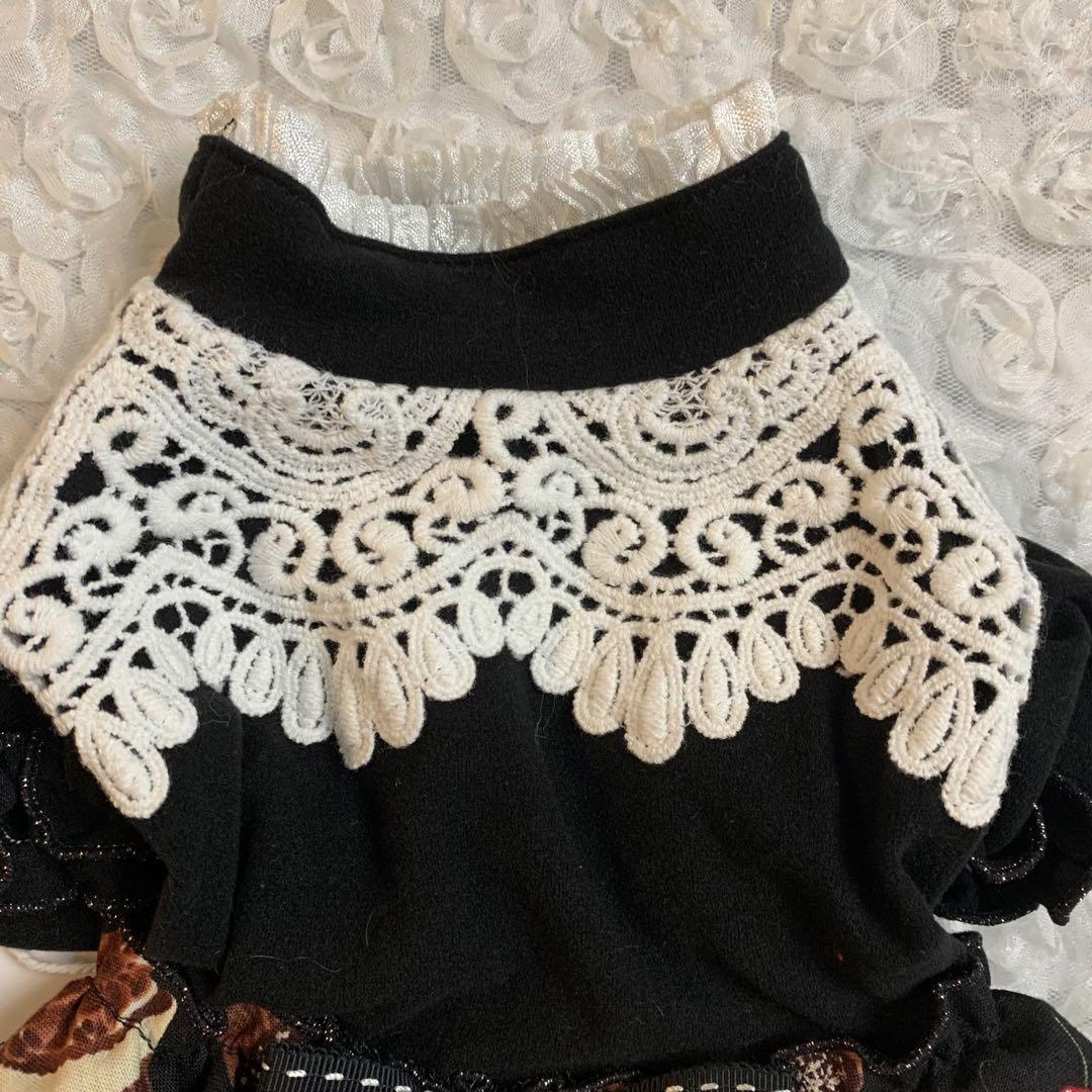 マルベル　新品　Cupcake Date Onepiece ブラック　バレッタ付