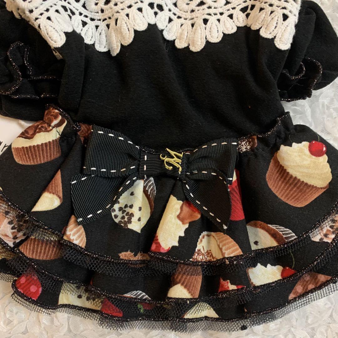 マルベル　新品　Cupcake Date Onepiece ブラック　バレッタ付