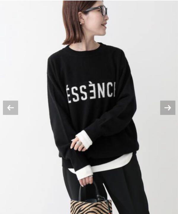 品質保証HOT Spick ESSENCEロゴニット 0oN2S-m35421790585 Span 新作大得価