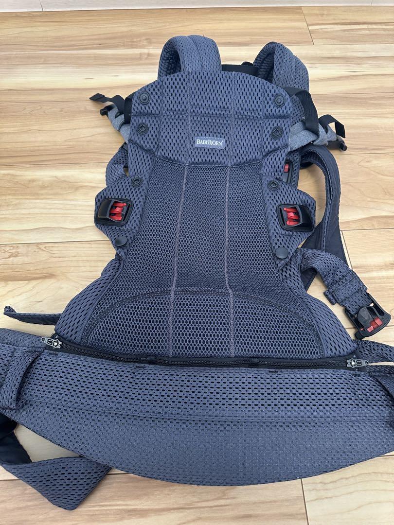 美品　BABYBJORN ベビービョルン　ハーモニー　アンスラサイト　抱っこひも