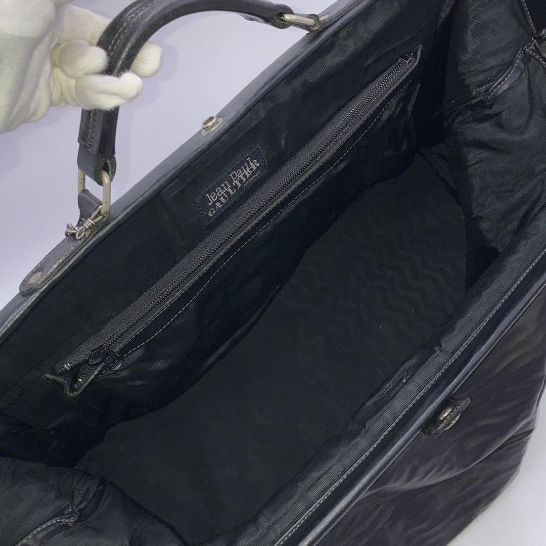 ［美品］ジャンポールゴルチエオム ドクターバック がま口 ボストンバッグ