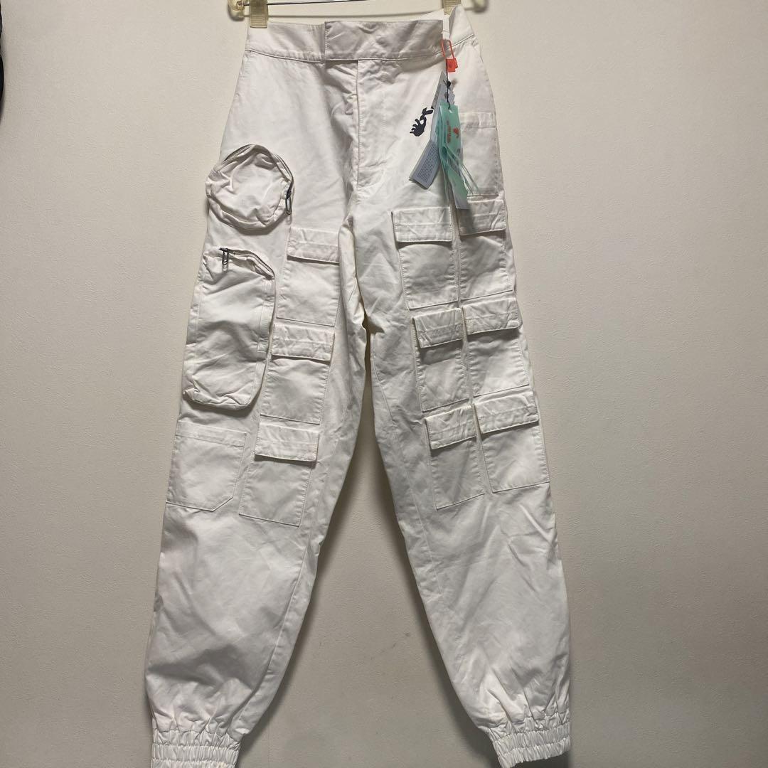 off-white カーゴパンツ　新品　白