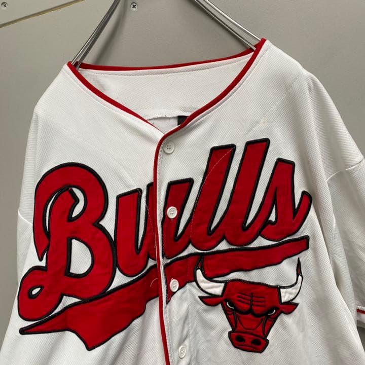 Chicago Bullsベースボールシャツ 安いそれに目立つ メンズ