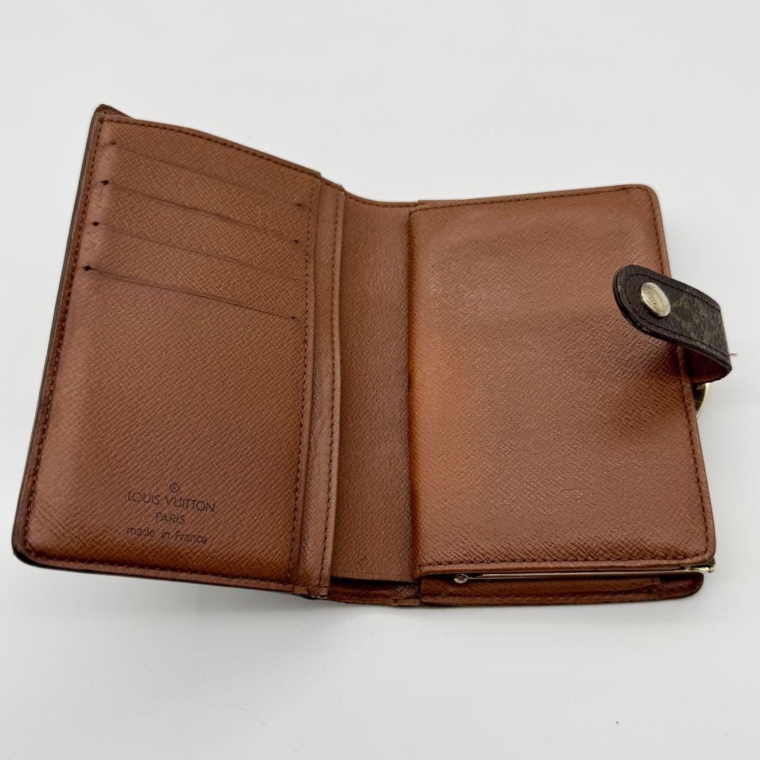 ルイヴィトン LOUIS VUITTON 二つ折りがま口財布 モノグラム