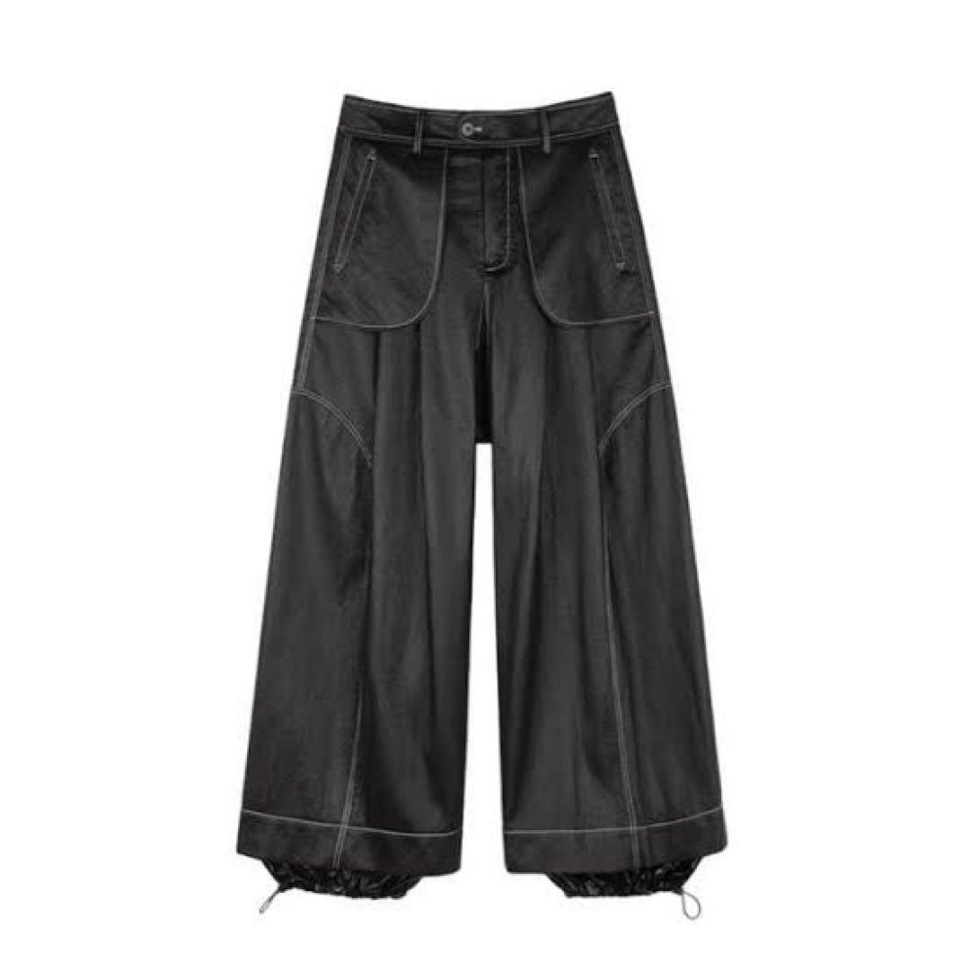 NUTEMPERORナットエンペラー WIDE PU LEATHER PANTS