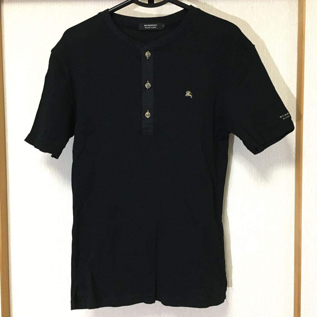 バーバリーブラックレーベル　ブラック　Ｔシャツ　メンズ２