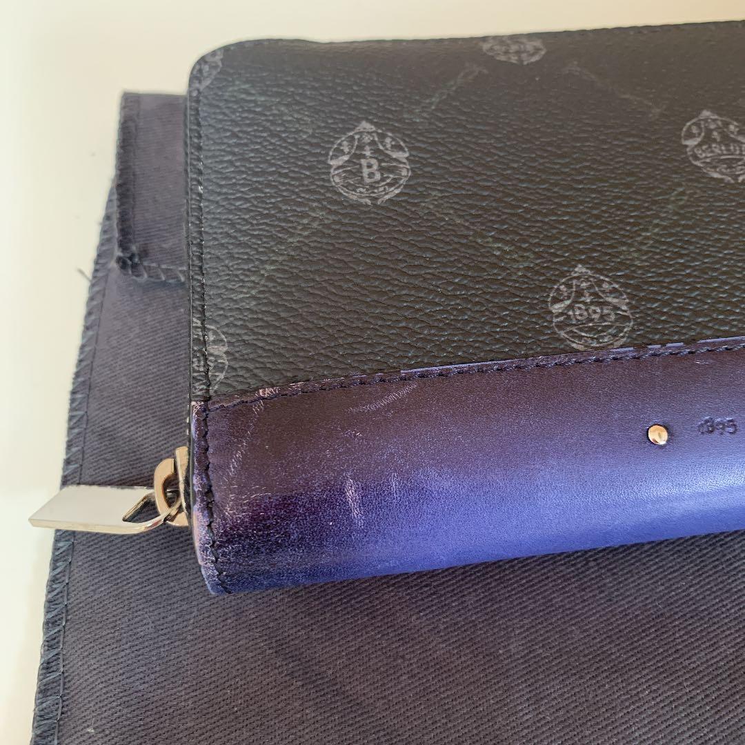 ひろ様専用 ベルルッティ イタウバ キャンバス&レザーロングジップ