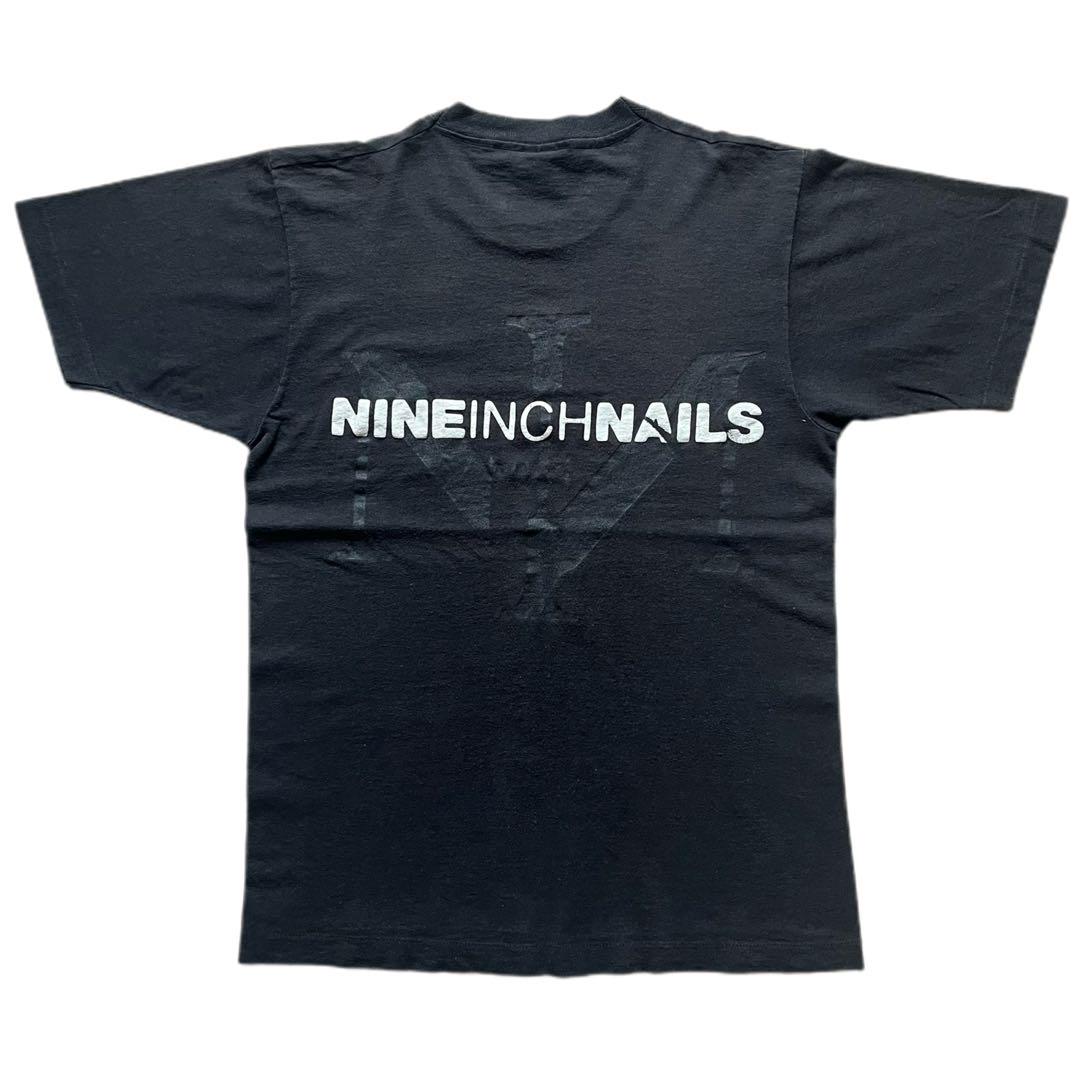 希少 レア 90s NINE INCH NAILS BOX LOGO Tシャツ