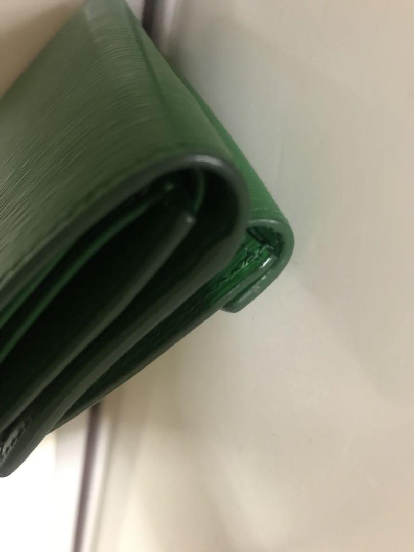 PRADA 三つ折り財布 グリーン