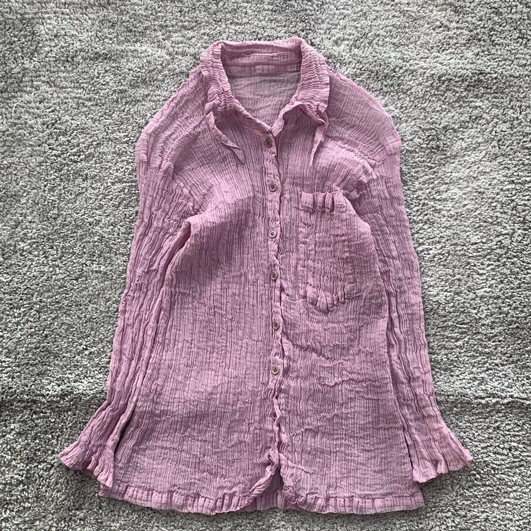 ば*ん様 【ISSEY MIYAKE】 Pleats Design Cardig
