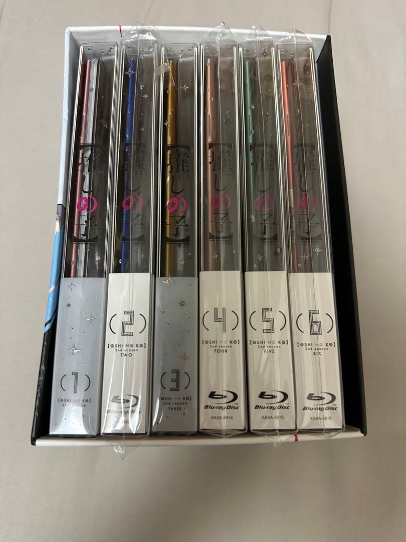 推しの子 2nd season Blu-ray 全6巻セット 収納BOX付き目立った傷や汚れなし