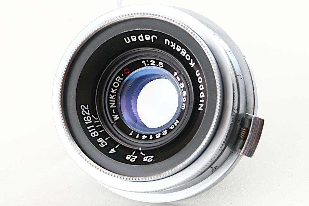 Nippon Kogaku W-Nikkor 3.5cm F/2.5 レンズ