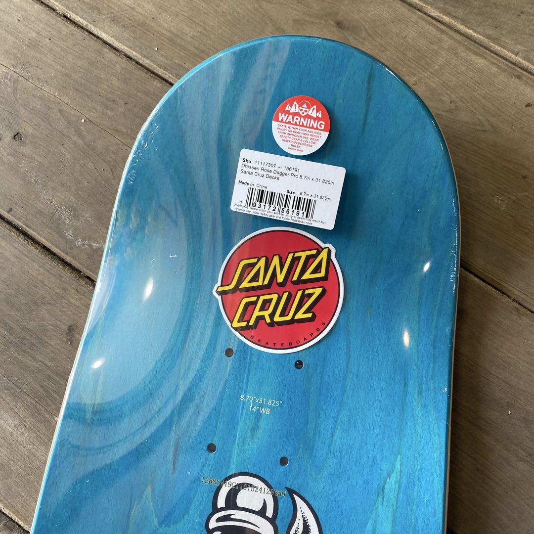 Santa Cruz Dressen 8.7インチデッキ