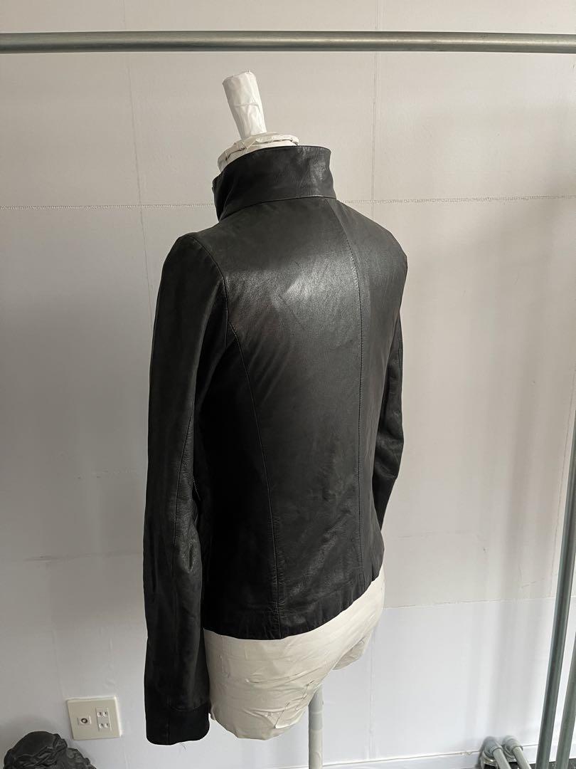 EKAM エカム レザージャケット シングルライダース BLK サイズS