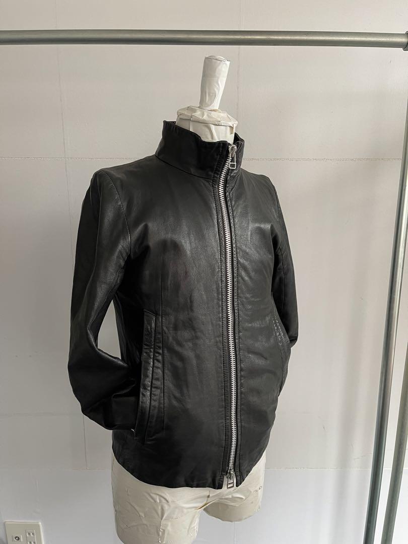 EKAM エカム レザージャケット シングルライダース BLK サイズS