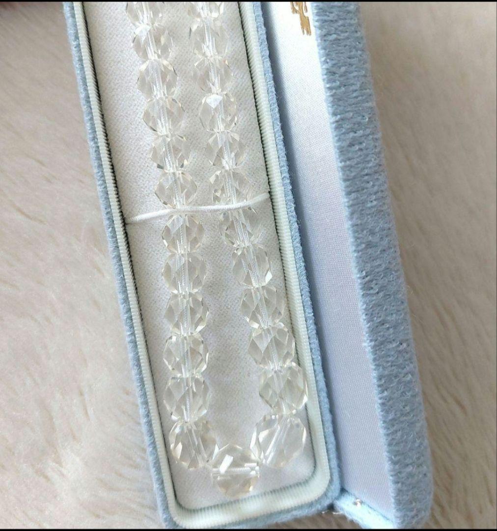 みーすけ様 SCAPA スキャパ ビーズ 水晶ネックレス 2本セット