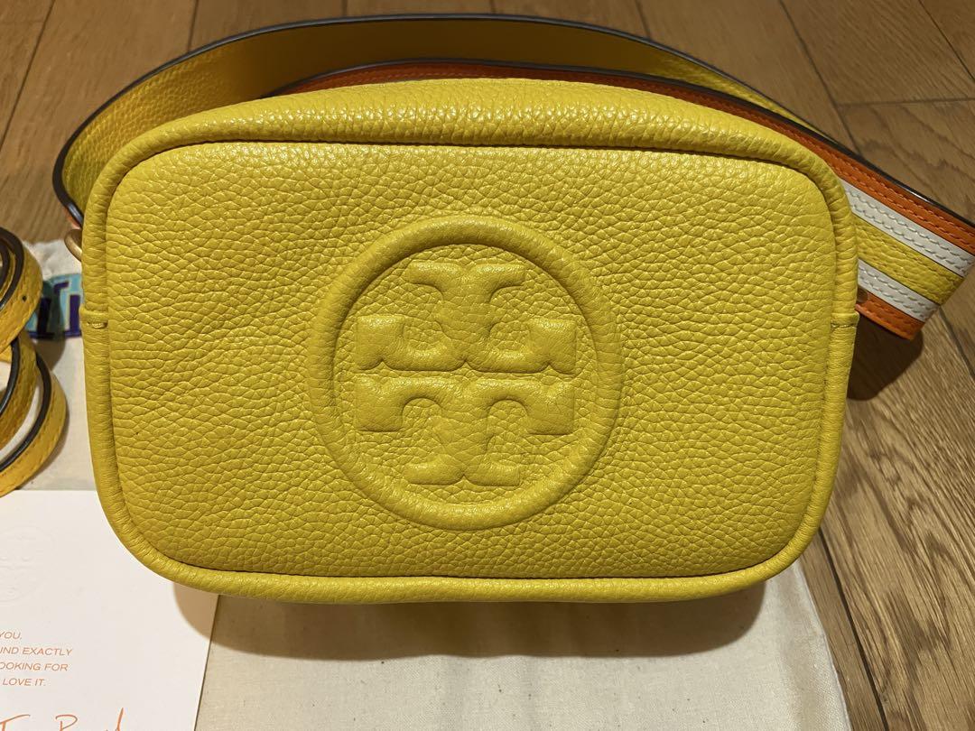 【返品?交換対象商品】 Tory Burch イエローレザーショルダーバッグ バッグ