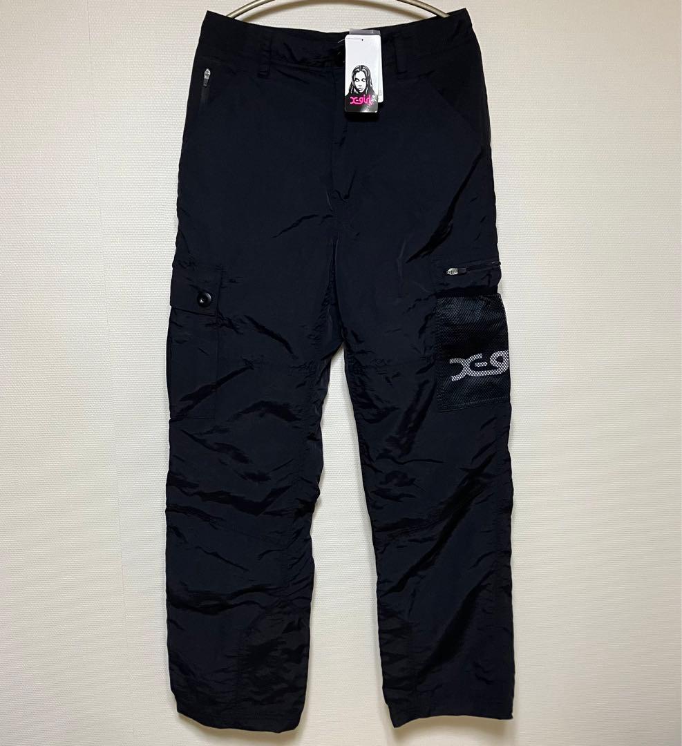 X-girl カーゴパンツ ロゴ メッシュ ナイロン 2018AWM・X-girl