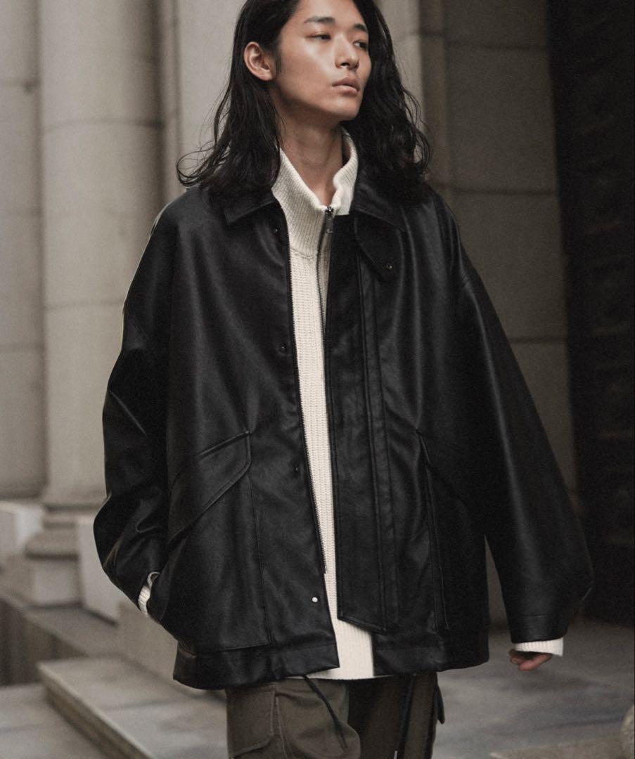 WYM ARTIFICIAL GRAIN MILITARY BLOUSON